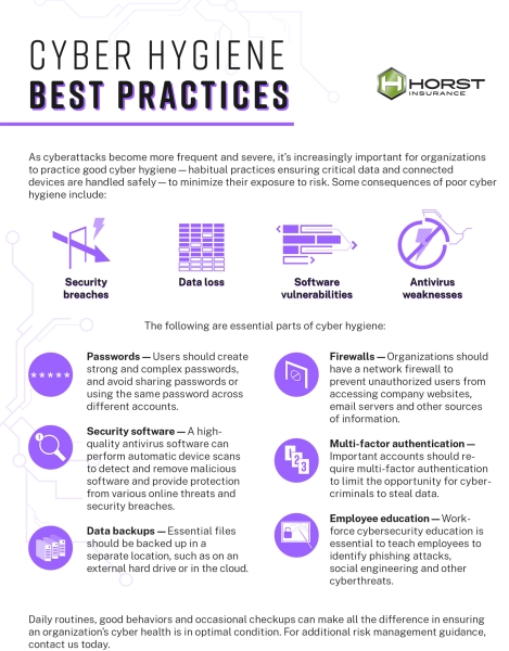 Cyber Hygiene Best Practices | Horst Insurance